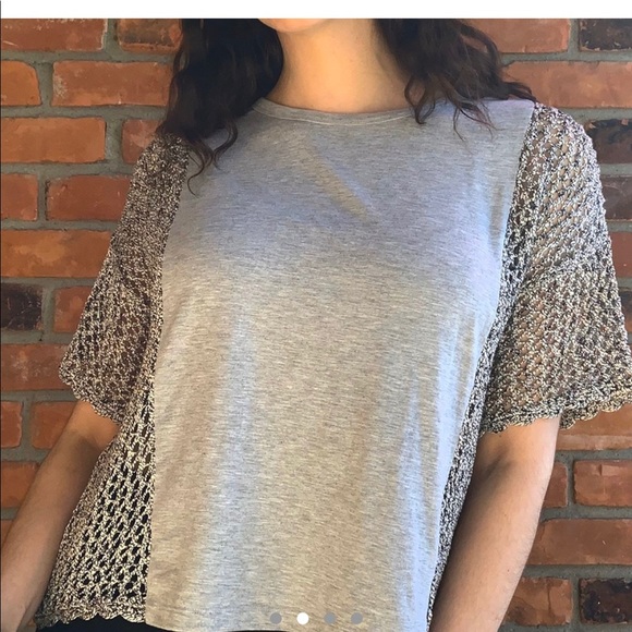 Crochet Cotton Tee - Picture 2 of 4